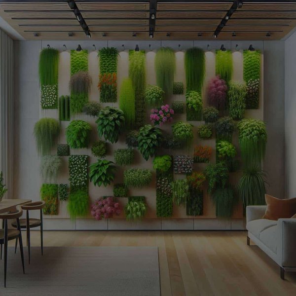 Comment aménager un jardin vertical à l'intérieur avec un système d'éclairage LED ?