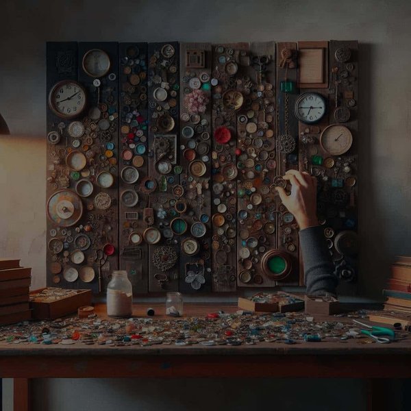 Comment créer une décoration murale personnalisée avec des objets de récupération ?