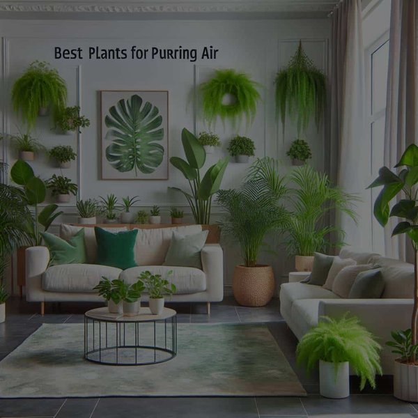Quelles sont les meilleures plantes d'intérieur pour purifier l'air dans un salon?