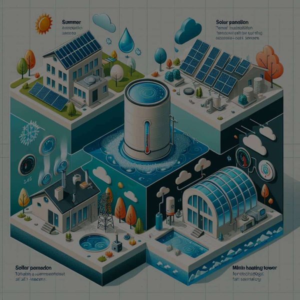 Quelles sont les meilleures solutions pour maintenir une température d'eau constante en toutes saisons ?