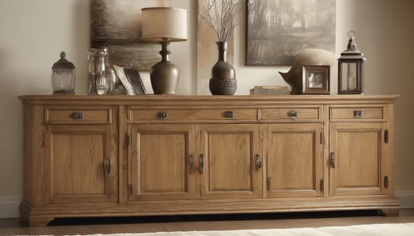 Options de buffets en chêne massif : durabilité et style intemporel